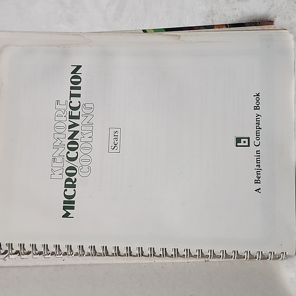 VINTAGE  KENMORE  MUCRO/ CONVECTION  COOKBOOK.  SEARS. - Picture 3 of 9